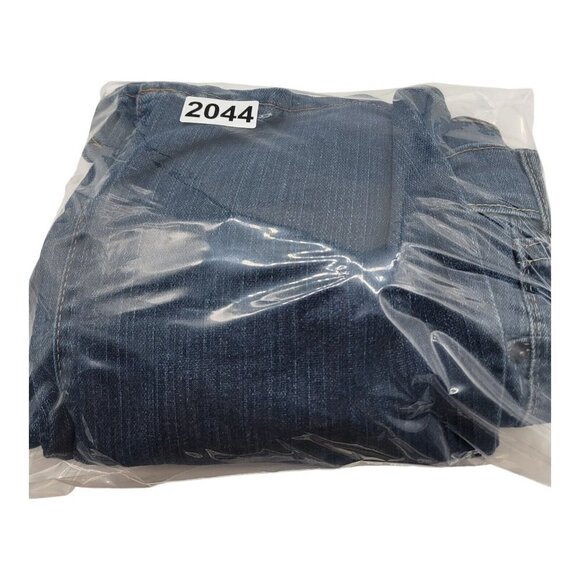 Old Navy Jeans Womens Size 8 Short Blue Denim The Flirt Bootcut Dark Worn Wash - Picture 2 of 10